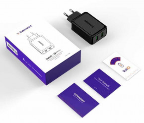    Tronsmart W2TF 36W Dual Port Qualcomm Quick Charge 3.0&VoltiQ Wall Charger #I/S 3