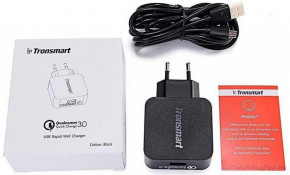    Tronsmart WC1T Quick Charge 3.0 Wall Charger + Micro Cable Black #I/S 7