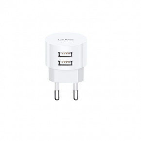    Usams US-CC080 T20 Dual USB White (CC80TC01)