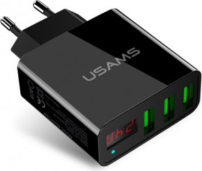    Usams Travel Series Usb 3A Black