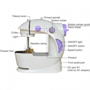      4 in 1 SM-201 Sewing Machine 3