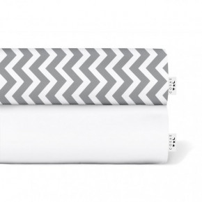    Cosas WHITE / ZIGZAG GREY SetSheet_White_ZigGrey_155240 (4822052057261)