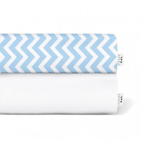    Cosas WHITE / ZIGZAG LIGHT BLUE SetSheet_White_ZigLBlue_155240 (4822052057278)