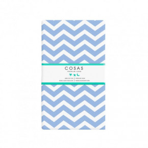     Cosas 9020020 WHITE / ZIGZAG LIGHT BLUE Set_White_ZigLBlue_90x200_2 (4822052058572) 5