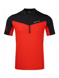  Montane Dragon Zip T-Shirt Flag Red L