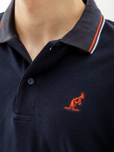  AUSTRALIAN 2-STRIPE PIQUE POLO - R-FIT S LSUPO0005-200C 4