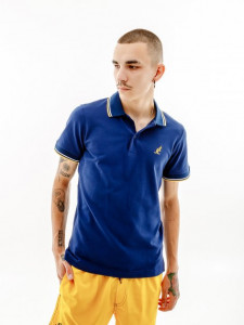  AUSTRALIAN 2-STRIPE PIQUE POLO S-FIT M LSUPO0004-842B