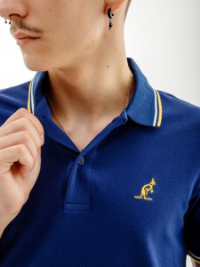  AUSTRALIAN 2-STRIPE PIQUE POLO S-FIT M LSUPO0004-842B 4