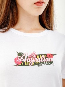  AUSTRALIAN LOGO FLOWERS TEE JERSEY V 2XL LSDTS0027-002 4