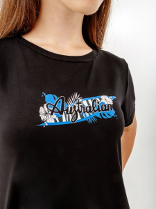  AUSTRALIAN LOGO FLOWERS TEE JERSEY V 2XL LSDTS0027-003 4