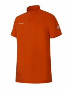  . Mammut MTR 141 HALF ZIP  T-SHIRT  MEN dark orange L