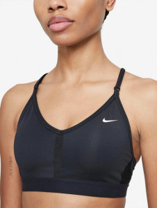  Nike W NK INDY BRA V-NECK XS CZ4456-010 5