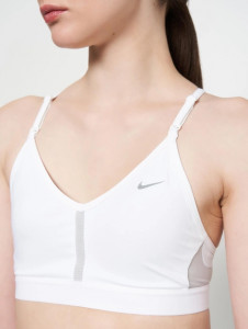  Nike W NK INDY BRA V-NECK XS CZ4456-100 5