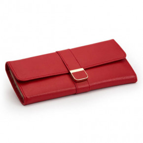    Wolf 213472 Palermo Jewelry Roll Red