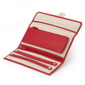    Wolf 213472 Palermo Jewelry Roll Red 6