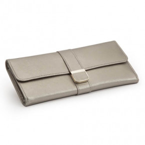    Wolf 213478 Palermo Jewelry Roll Pewter 6