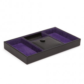    Wolf 305128 Blake Valet Tray Black Pebble