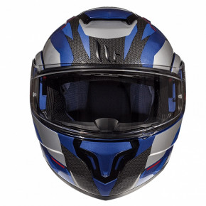  MT Helmets Atom SV Transcend Gloss Blue XS 3