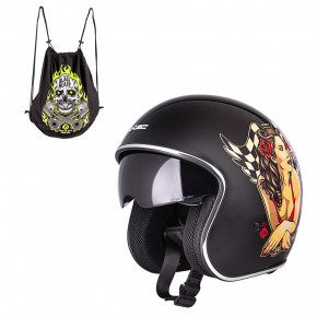     W-TEC V537 Black Heart chopper -  L(59-60)/ -hot rod angel (17236-L-1)