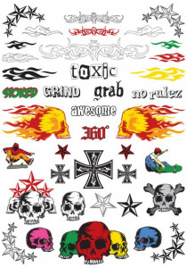   SFR Boys Sticker XXS-XS Black 3