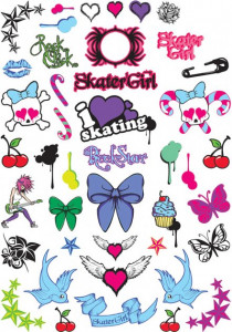   SFR Girls Sticker SM Pink 3