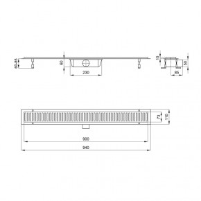   Qtap Dry FF304-900MBLA    90073 3