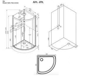   AM.PM Joy Round W95G-301-100CM  3