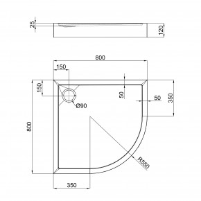   Qtap Robin 308812 80x80x12  +  3