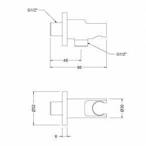       GENEBRE Oslo Black Cylindrical 1946 41 3