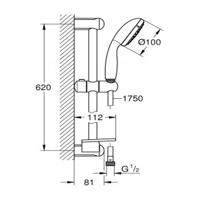   Grohe New Tempesta 100 27927001 3