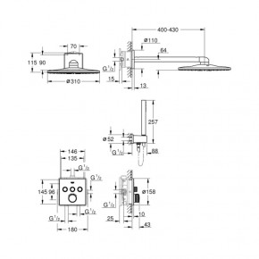   Grohe Grohtherm Cube 34804000 3