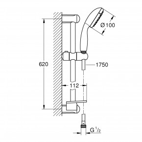   Grohe New Tempesta 100 27926001 3