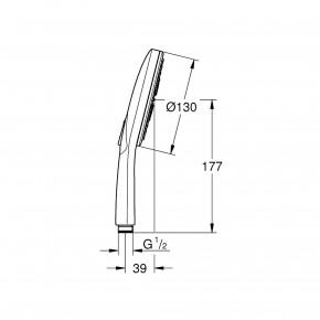     Grohe Rainshower Smartactive 130 26574000 3