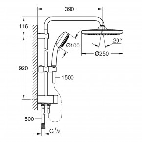   Grohe Tempesta Cosmopolitan 26675000 3