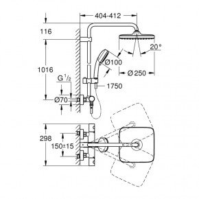   Grohe Tempesta Cosmopolitan 26689000 3