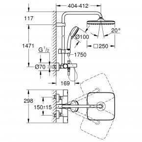   Grohe Tempesta Cosmopolitan 26691000 3