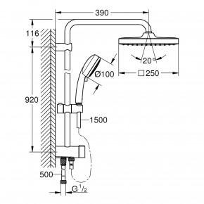   Grohe Tempesta Cosmopolitan 26694000 3