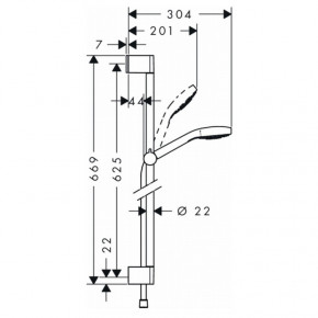   Hansgrohe Croma 0.65  (26582400) 3