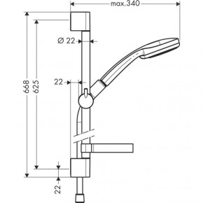   Hansgrohe Croma 100 27772000 3