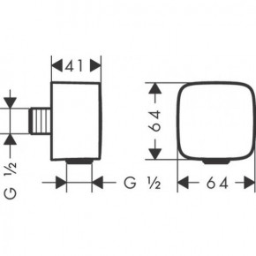   Hansgrohe Fixfit   (26457700) 3