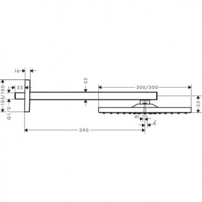   Hansgrohe Raindance E 300 26238000 3