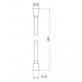    Qtap Hadice PVC120B 1.20  3