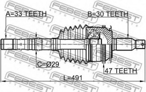  Febest    (0414-KB4A47R) 3