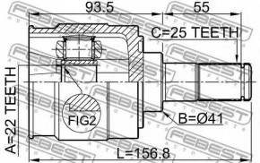  Febest  HYUNDAI I30 I30CW (1211-RIOMT) 3