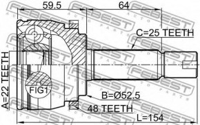  Febest  KIA HYUNDAI (1210-SOLA48) 3