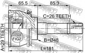  Febest  SUZUKI GRAND VITARA (0710-011) 3