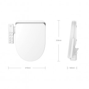     SmartMi Toilet Cover White ZNMTG01ZM 5