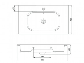  Newarc Natural Console 504080  5