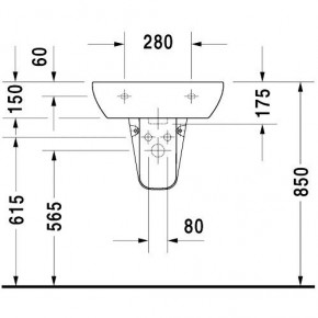 ' Duravit D-code 08571800002 3