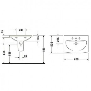  Duravit Caro (0434700000) 3